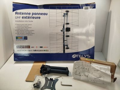 ATELYS - Antenne panneau UHF extérieure - Gain 15dB - TNT HD…