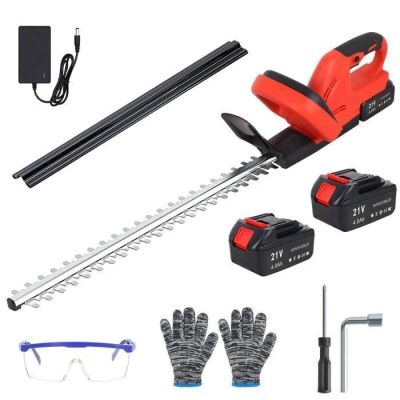 a corded hedger with a corded hedger and other tools