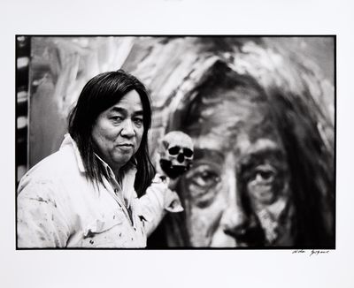 Didier Gicquel (né en 1952) Yan Pei Ming Photographie argent…