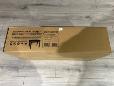 Banc de piano ROLAND mod RPB-220PE, ébène poli, hauteur régl… - Photo 1