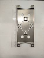 Platine de fixation métallique emboutie - 24 x 11 cm - Acier… (photo 4)
