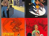 four children ' s books about the adventures of spyware, spyware, and kampoge