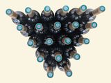 many bottles of wine in the shape of a heart