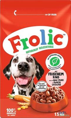 Nourriture pour chiens Frolic au poulet et aux carottes