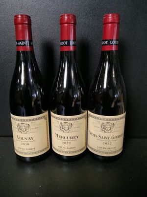 3 Bouteilles de Louis Jadot dont : Volanay 2018, Mercurey 20… - Photo 1