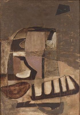 BIGOT (XXÈME SIÈCLE) Composition abstraite - Photo 1