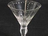 an image of a clear glass cup on a black background