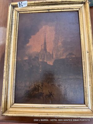 2 chromos La sainte chapelle et le Palais des Tuileries 6 Pa…