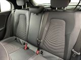 the back seats of a car are clean and ready to be used