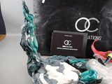 a black box with some items in it on a table