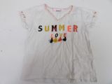 an image of a white t - shirt with the words summer love written on it