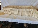 a lot of books that are on a table