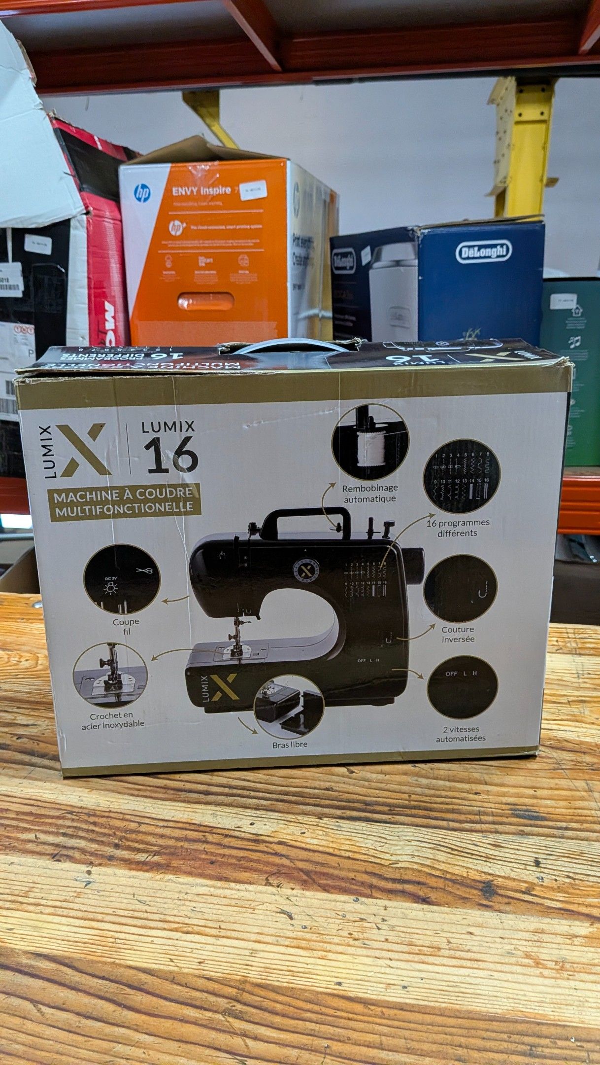 MACHINE A COUDRE LUMIX - TVA RECUPERABLE