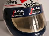 a helmet that is sitting on top of a table