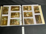 an open book with pictures of people on it