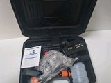 a tool kit in a plastic case on a table