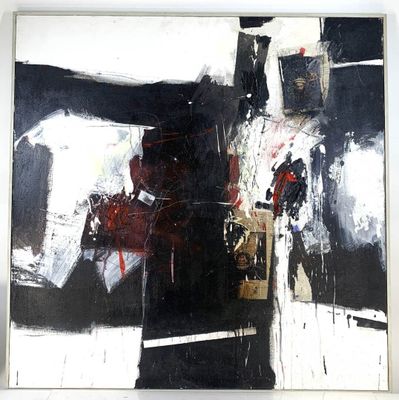 MEURISSE Marc (XXe s.) : Sans titre. Technique mixte et coll…