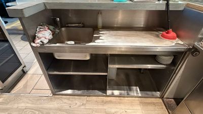 Evier bas en inox