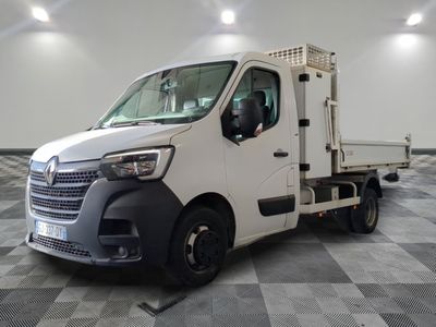 a white truck that is parked in a room