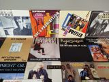 a lot of records on a table with a lot of them