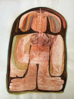 l'image d'un dessin représentant un homme coiffé d'un chapeau