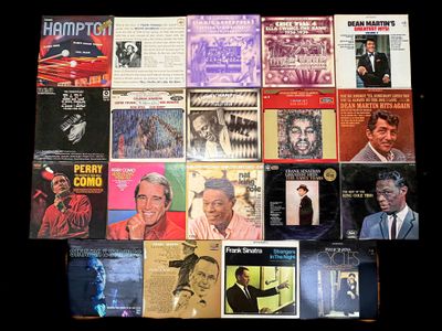 Lot de 21 disques 33 tours de JAZZ et CROONERS Américains do…