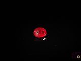 an image of a red object in the dark