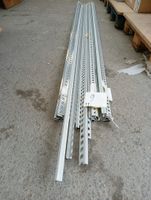 Lot de 27 profilés perforés en aluminium, longueur 2,50 m pi…