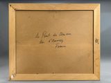 une vieille photo représentant un homme, sur laquelle figurent des inscriptions