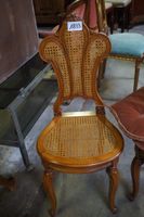 2 chaises de style Louis XV - dossier et assise en cannage (photo 2)