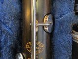 a close up of a musical instrument in a case