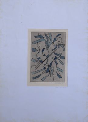 une image représentant une œuvre d'art accrochée au mur