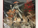 the cover of a comic book with an image of a man on a motorcycle