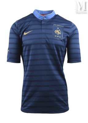 le maillot domicile de l'équipe de France Nike pour la Coupe du monde 2010