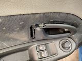 a close up of a door handle on a car
