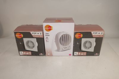 Lot de 2 extracteurs 120 mm et un radiateur soufflant 2000W - Photo 1