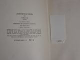 an open book with a black and white picture on it