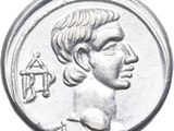 l'image d'une pièce d'argent sur laquelle figure le visage d'un homme
