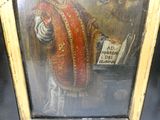 une image représentant un tableau où l'on voit un homme tenant un livre