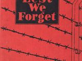 the cover of the book lost we forget, with barbed wire in the background