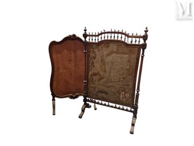 Suite de deux écrans de cheminées