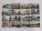 an old photo of a bunch of pictures of old buildings