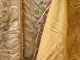 a close up of a piece of fabric on a table