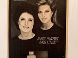 an advertisement for a skin care product featuring a woman and a man