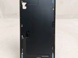 a close up of the back of a cell phone with a broken screen