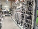 a lot of electronics on display in a store
