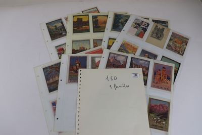 Cartes Chemin de Fer. 95 cartes 9 feuilles