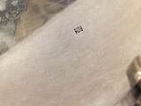 a close up of a piece of cloth on a table