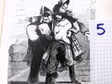 une photo d'un livre sur laquelle figure le dessin d'un homme portant une femme