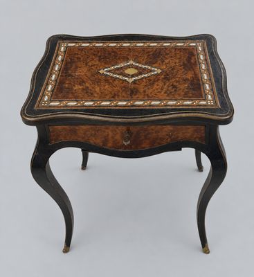 side table in the style of person